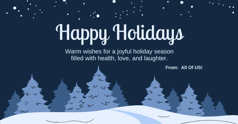 Happy Holidays Sewell